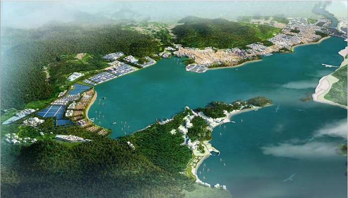 Phối cảnh Khu đô thị ven vịnh Cam Ranh.